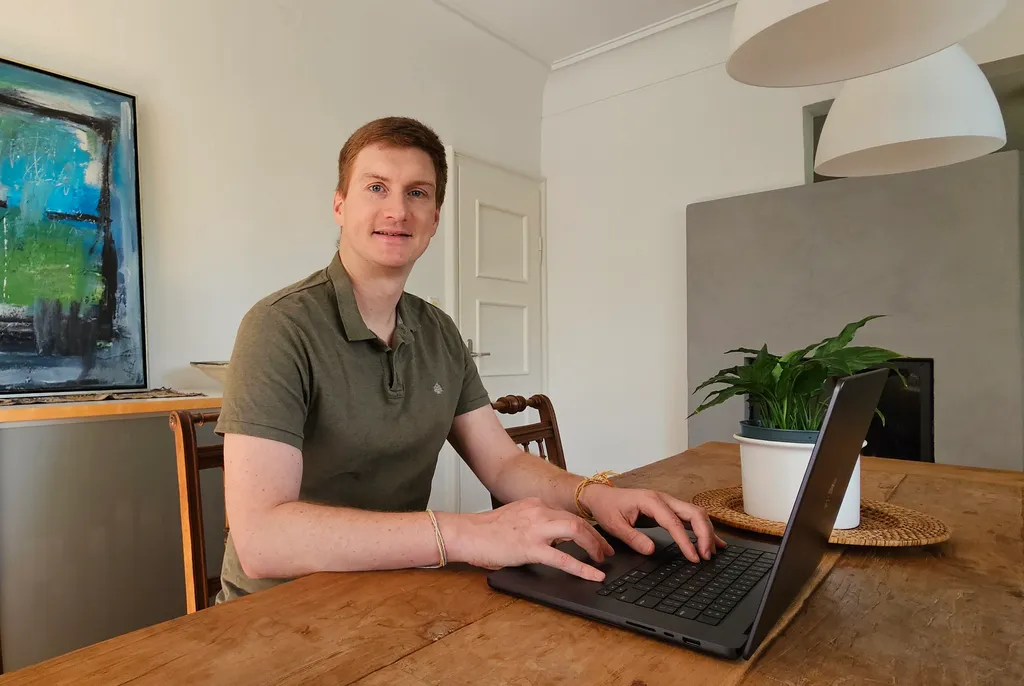 Tobias in work setting